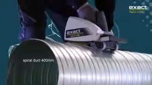 Аккумуляторный труборез для вентиляционных труб Exact PipeCut V1000