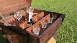 Бочка-бар из сосны. Pine barrel bar