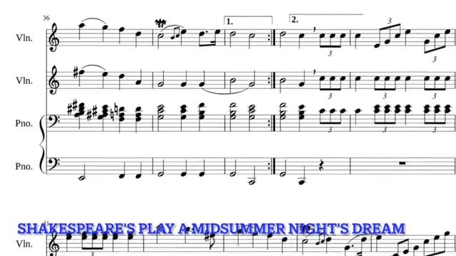 Mendelssohn's Wedding March from Midsummer Night's Dream смотреть онлайн