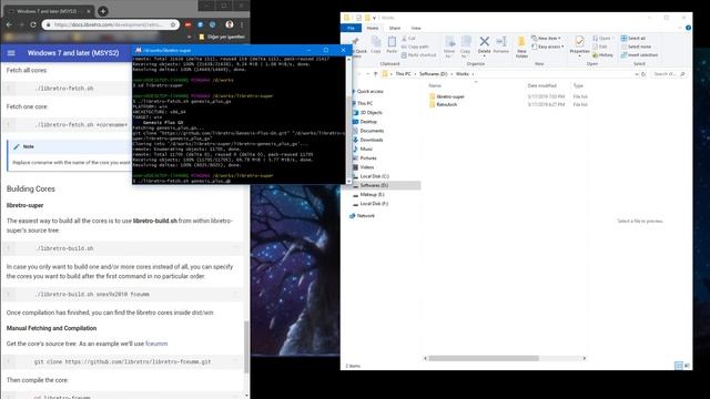 RetroArch : Fetch & Build Cores смотреть онлайн