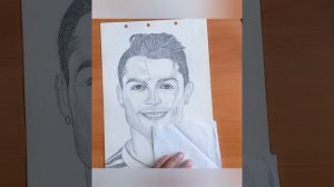 How to draw Роналдо CR7 #CR7