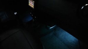 Подсветки ног с алиэкспресс на дастер, через плафон освещения