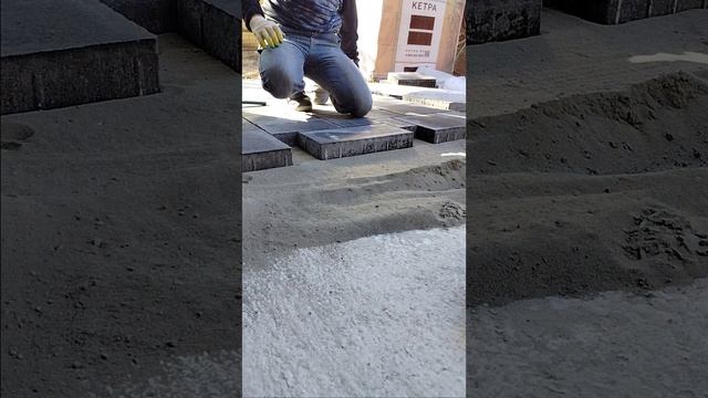 Укладка тротуарной плитки смотреть онлайн