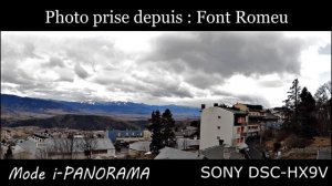 SONY DSC-HX9V / Essais du mode Photo Panoramique