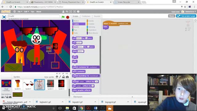 How to make a fnaf game in scratch #5 The 3 cams смотреть онлайн
