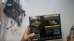 Материнская плата Asus J1800I-A Celeron 2xDDR3L mini-ITX AC`97 8ch(7.1) GbLAN+VGA+HDMI