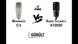 Behringer C3 ve Audio Technica AT 2020 Studyo Mikrofon Karşılaştırma #08