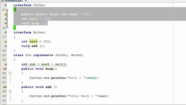 129. Accessing Interface Variables in Java Programming (Hindi) смотреть онлайн