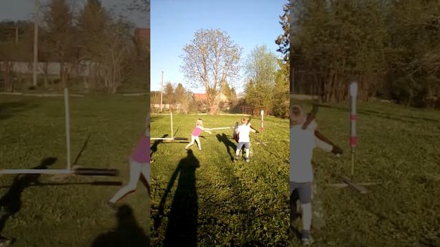 Занятия спорт мечем в деревне.Было бы желание. смотреть онлайн