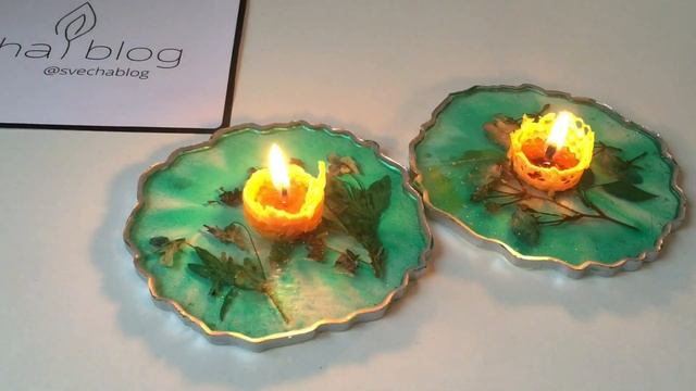 Катанные свечи из вощины с фитиледержателем, эксперимент смотреть онлайн