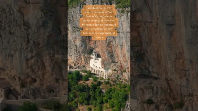 Ostrog Monastery 4K #shorts