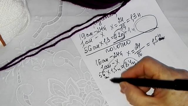 РАСЧЕТ Петель на Шапку Узором из Журнала "Burda Special".