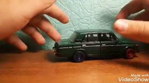 Тюнинг масштабной модели ваз 2106 боевая класика