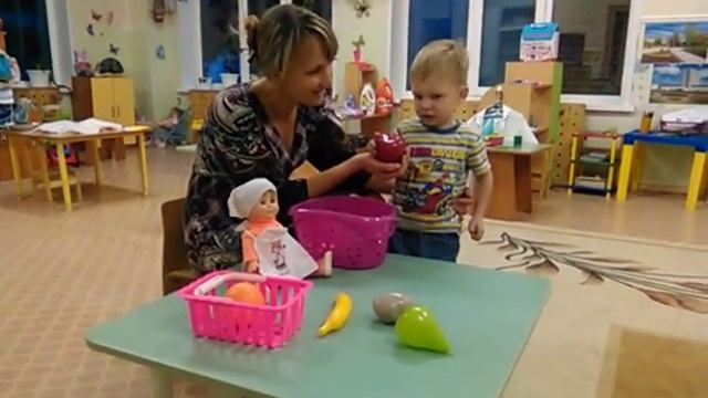 НОД в первой младшей группе "Профессия повар" смотреть онлайн