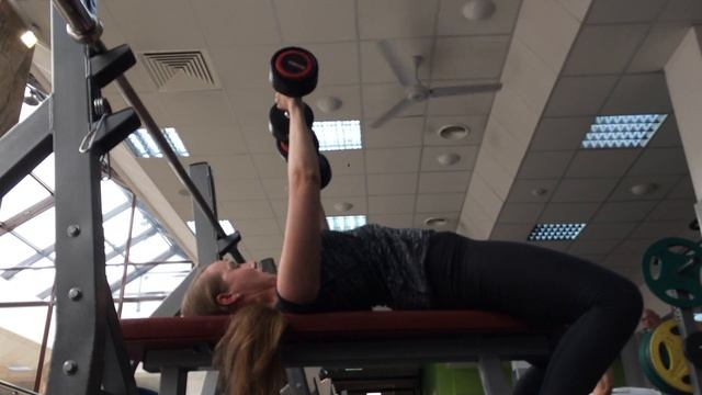 2018.05.24 Мц4Д1 Жим гантелей лёжа 2х10*12 смотреть онлайн