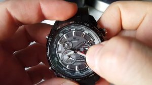 Обзор и настройка CASIO EDIFICE EQS-500C-1A1 (Review and setting)