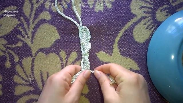 Плетеное колье своими руками. Колье из веревки. Мастер класс | Necklace Weaving