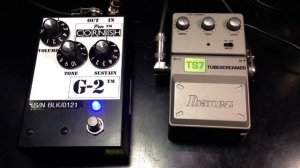 Pete Cornish G2 vs Ibanez Tube Screamer TS7