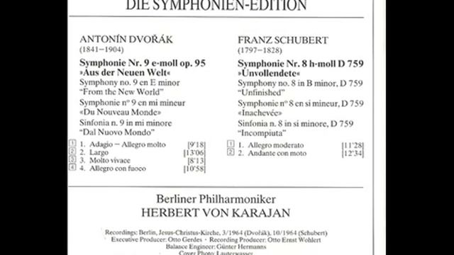 Dvorak Symphonie Nr.9 Schubert Symphonie Nr.8