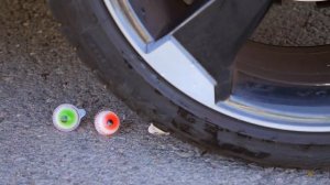 Crushing Crunchy & Soft Things by Car! - EXPERIMENT: HALLOWEEN PUMPKINS vs CAR vs FOOD