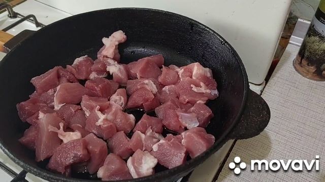 Квадратики из слоеного дрожжевого теста со свининой ❤️ смотреть онлайн