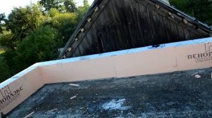 УТЕПЛЕНИЕ ПЛОСКОЙ КРОВЛИ 1 ЭТАП / ЭКСПЛУАТИРУЕМАЯ КРОВЛЯ / ПРИСТРОЙКА К ДОМУ/ПЛОСКАЯ КРОВЛЯ