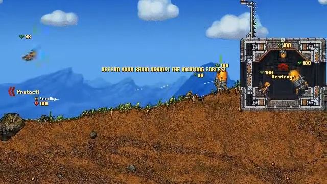 прохождение кампании Cortex Command с модами смотреть онлайн