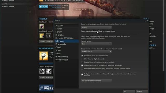 Как поменять язык в стиме на русский! смотреть онлайн