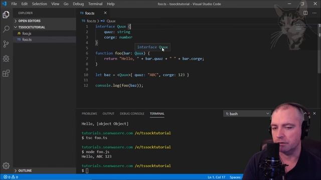 SocketIO TypeScript : Interfaces and Type Declarations