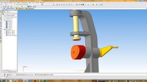 Компас 3D уроки - привязка кулачок-толкатель