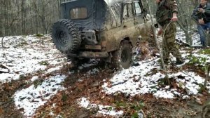 УАЗ на NORTEC 35", 100% блокировки, военные мосты