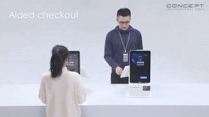 SUNMI K2 Mini - Kiosk-Terminal für den flexiblen Einstieg in den Self-Service
