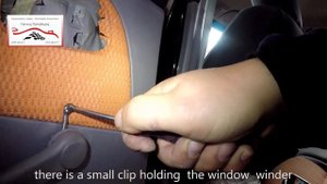 Kia Picanto 2004–2011 rear door panel removal