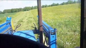 Покос сена на мтз 82.1
