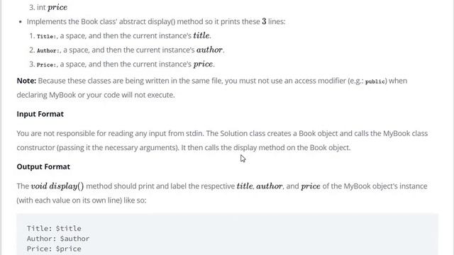 Hackerrank Day 13: Abstract Classes Solution - Java 8| Hackerrank 30 Days Of Code