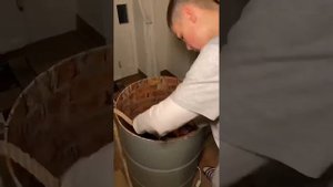 Как сделать 3D стол из бочки 😉