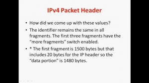 CCNA 200-301 :: 5. IPV4 Packet Header