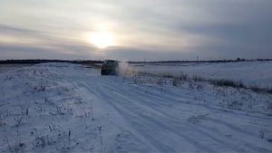 ОКА по снегу как ТАНК !!!