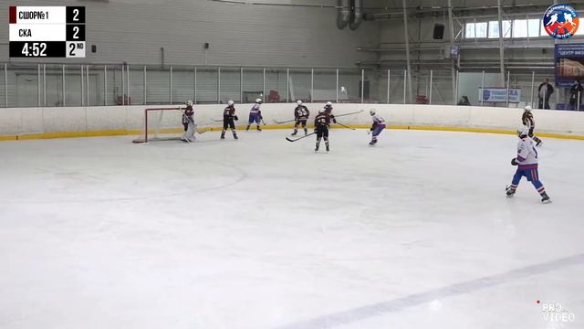 ХК "СШОР №1" 12 - ХК "СКА" 12 | 03.03.2024 смотреть онлайн