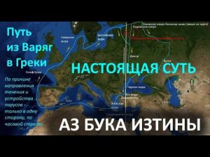 Путь из варяг в греки НАСТОЯЩАЯ СУТЬ АЗ БУКА ИЗТИНЫ РУСЬ 4