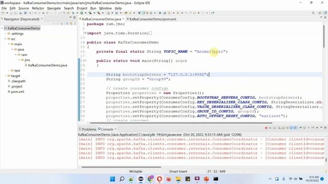 Apache Kafka - Create a Simple Producer & Consumer in Java | Java Kafka Producer & Consumer code смотреть онлайн