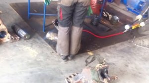 Распресовка оси балансира Ивеко