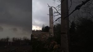 Снос трубы котельной 46 метров