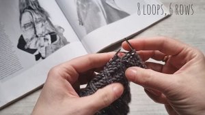Разбираем теневой узор спицами для мужского жилета❤️?knitting pattern.