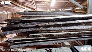 Линия распиловки тонкомера #производствостанков #линияраспиловки #распиловкатонкомера #щитнастила