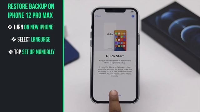 Backup Old iPhone to iCloud & Restore Backup to iPhone 12 Pro Max смотреть онлайн