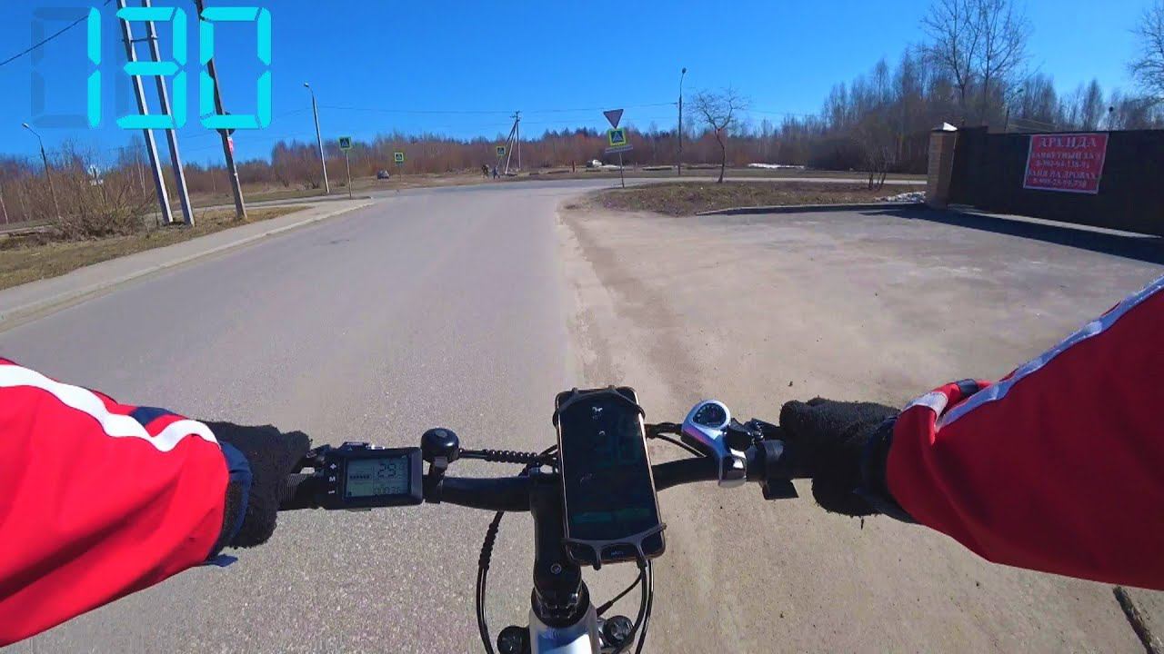 Максимальная скорость электровелосипеда White Siberia Camry Allroad смотреть онлайн