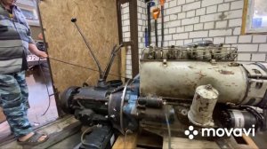 Запуск двигателя д-144