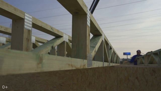 Надежное перекрытие для больших пролетов. Фермы на МЗП. Детали монтажа. Построй Себе Дом. смотреть онлайн