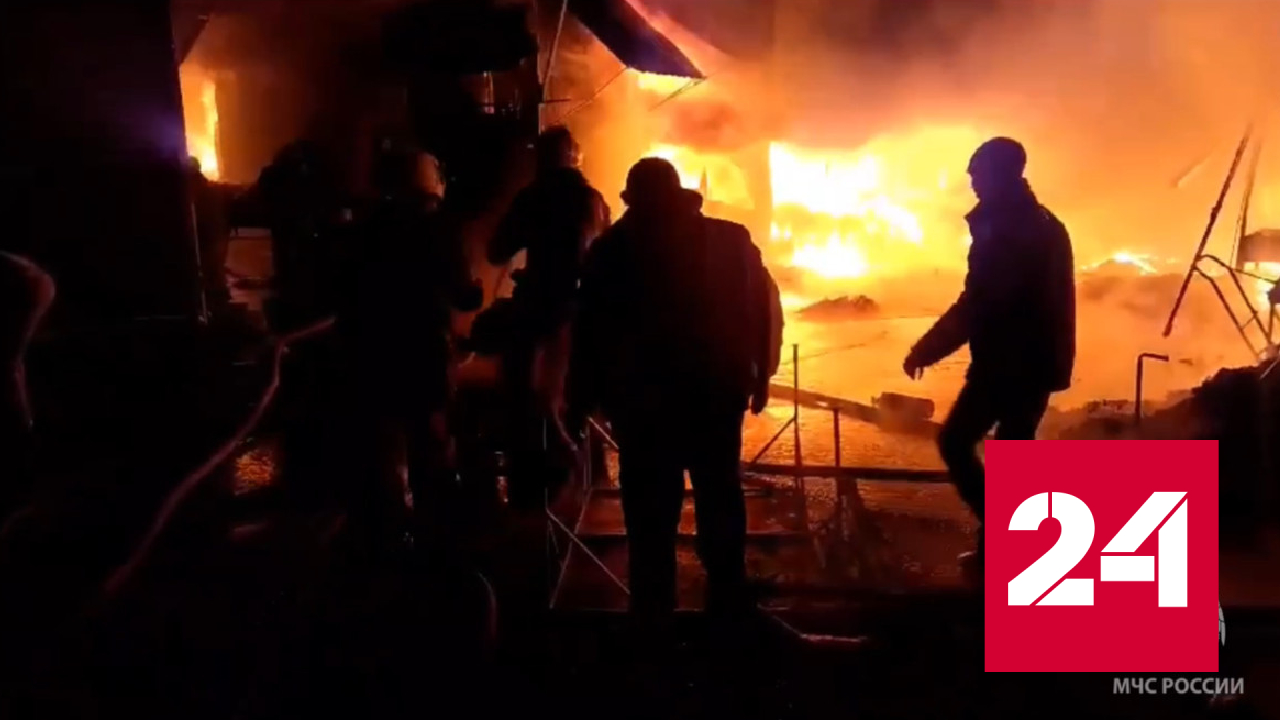 Пожар на ростовском рынке увеличился до 3000 "квадратов" - Россия 24